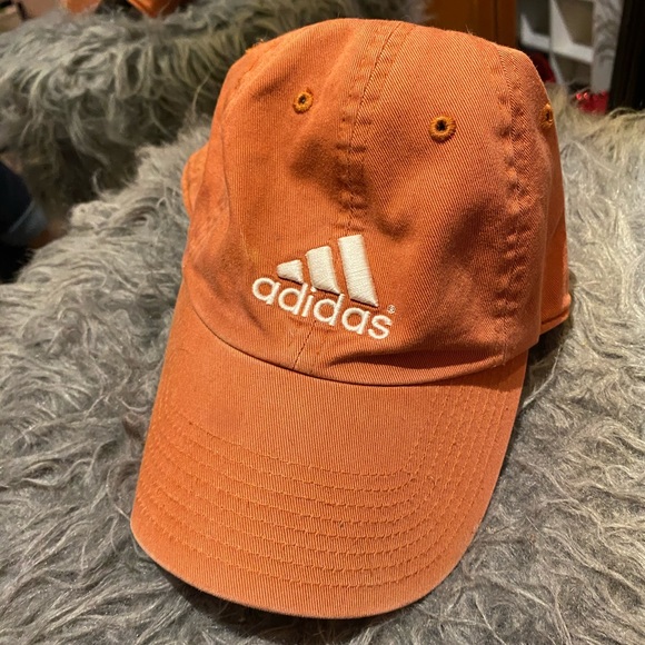 orange adidas hat